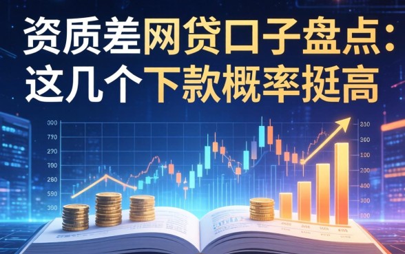 资质差的网贷口子盘点：这几个下款概率挺高