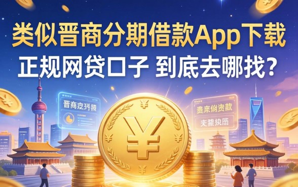 类似晋商分期借款app下载一样正规的网贷口子，到底去哪找？