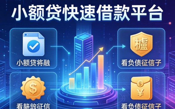 小额贷快速借款平台，胪列五个不看负债和征信的口子