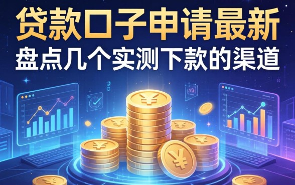 贷款口子申请最新：盘点几个实测下款的渠道