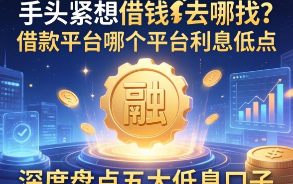 手头紧想借钱去哪找？借款平台哪个平台利息低点？深度盘点五大低息口子