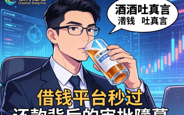 银行经理酒后吐真言：借钱平台秒过还款背后的审批内幕