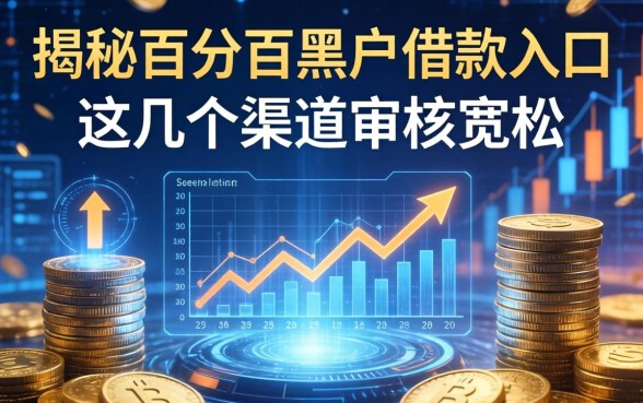 揭秘百分百黑户借款入口，这几个渠道审核宽松