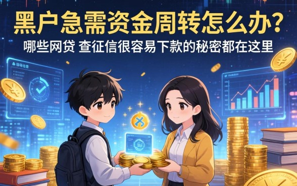 黑户急需资金周转怎么办？哪些网贷不查征信最容易下款的秘密都在这里