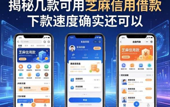 揭秘几款可用芝麻信用借款的软件，下款速度确实还可以