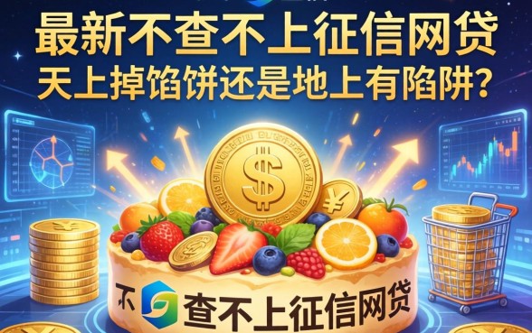 最新不查不上征信的网贷：天上掉馅饼还是地上有陷阱？