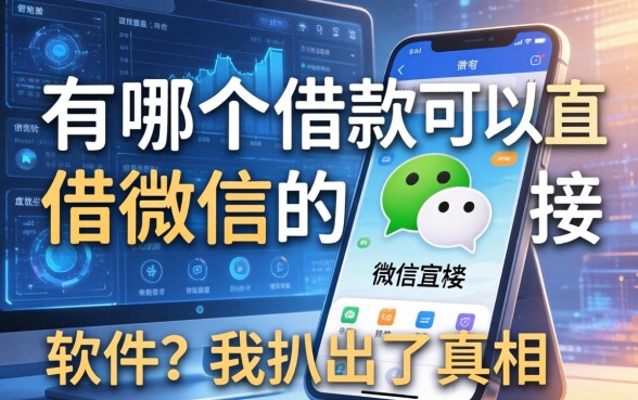 有哪个借款可以直接借微信的软件？我扒出了真相