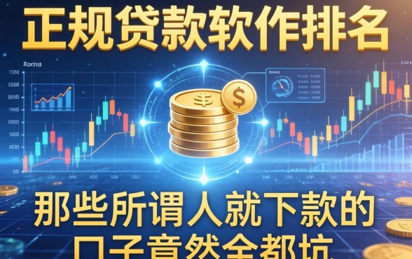 我翻遍了正规贷款软件排名，发现那些所谓人就下款的口子竟然全是坑