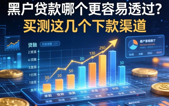 黑户贷款哪个更容易通过？实测这几个下款渠道