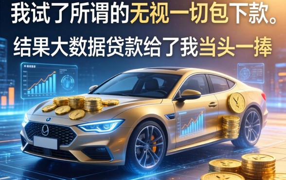 我试了所谓的无视一切包下款，结果大数据贷款给了我当头一棒
