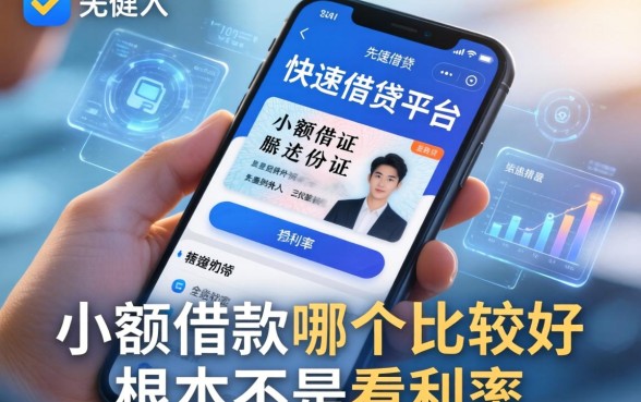 我用手机和身份证快速借钱平台，发现小额借款哪个比较好根本不是看利率