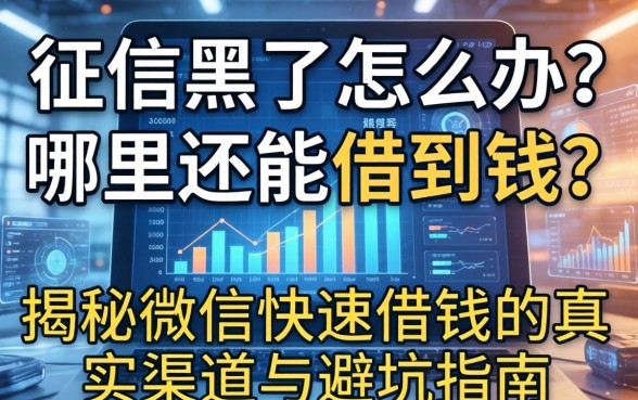 征信黑了怎么办？哪里还能借到钱？揭秘微信快速借钱的真实渠道与避坑指南