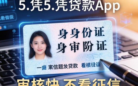 盘点5个凭身份证贷款app，审核快不看征信