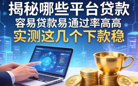 揭秘哪些平台贷款容易通过率高，实测这几个下款稳