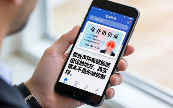 我翻遍了手机，发现那些声称有身份证就能借钱的地方，其实根本不是你想的那样