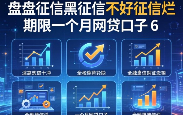 盘点征信黑征信不好征信烂期限一个月的网贷口子6个