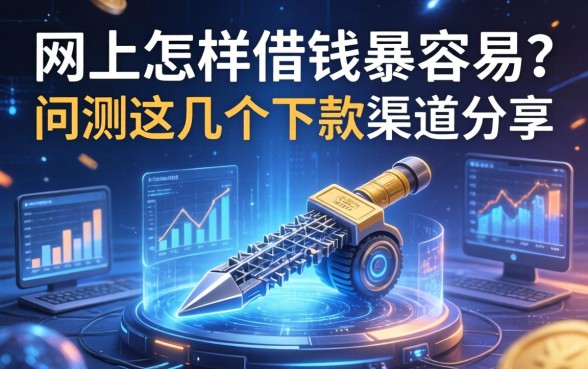 网上怎样借钱最容易？实测这几个下款渠道分享