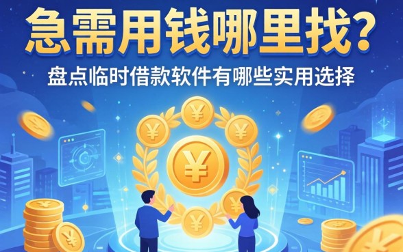急需用钱哪里找？盘点临时借款的软件有哪些实用选择