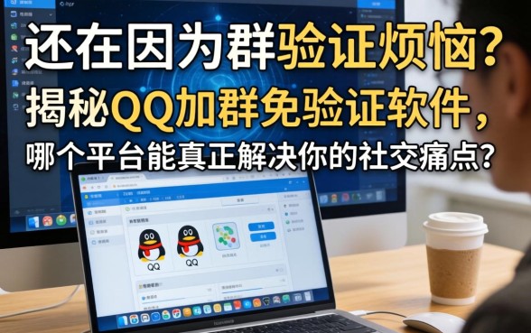 还在因为群验证烦恼？揭秘QQ加群免验证软件，哪个平台能真正解决你的社交痛点？
