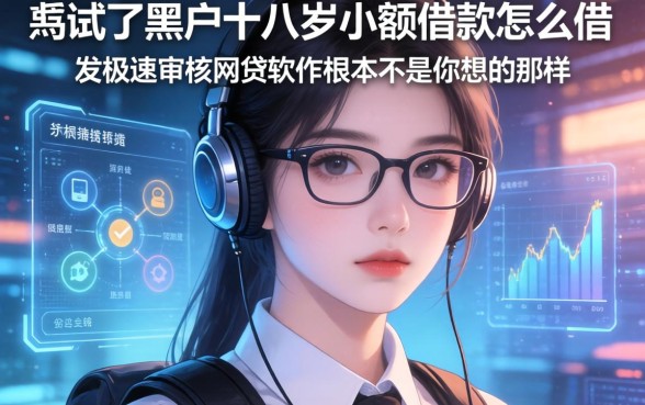 我试了黑户十八岁小额借款怎么借，发现极速审核的网贷软件根本不是你想的那样
