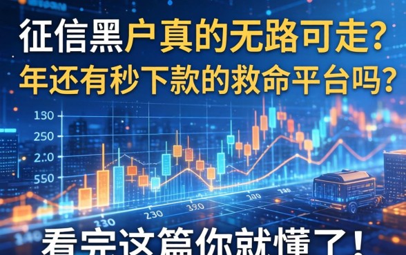 征信黑户真的无路可走？2026年还有秒下款的救命平台吗？看完这篇你就懂了！