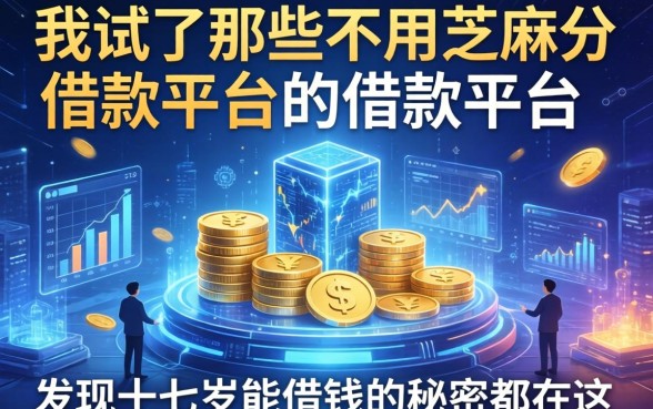 我试了那些不用芝麻分的借款平台，发现十七岁能借钱的秘密都在这