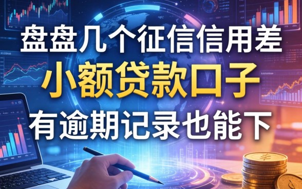 盘点几个征信信用差小额贷款口子，有逾期记录也能下