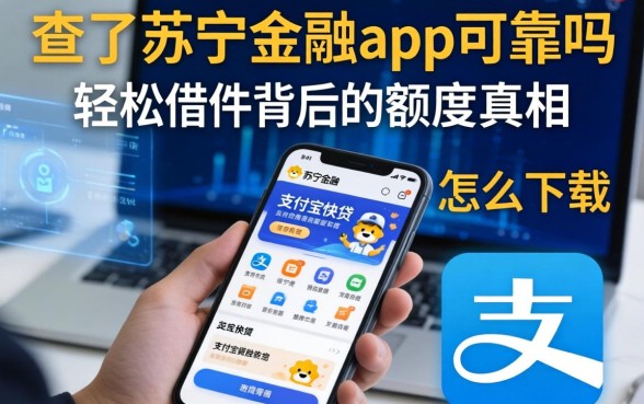我查了苏宁金融app可靠吗怎么下载，发现支付宝快贷轻松借软件背后的额度真相