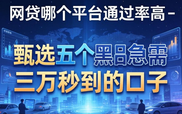 网贷哪个平台通过率高-，甄选五个黑户急需三万秒到的的口子