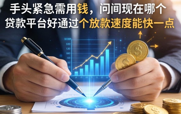 手头紧急需用钱，请问现在哪个贷款平台好通过且放款速度能快一点？