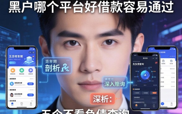 黑户哪个平台好借款容易通过，深入剖析五个不看负债查询的软件