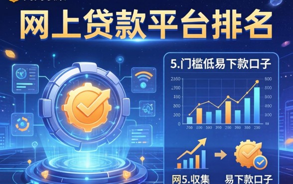 网上贷款平台排名，归集五个门槛低易下款口子