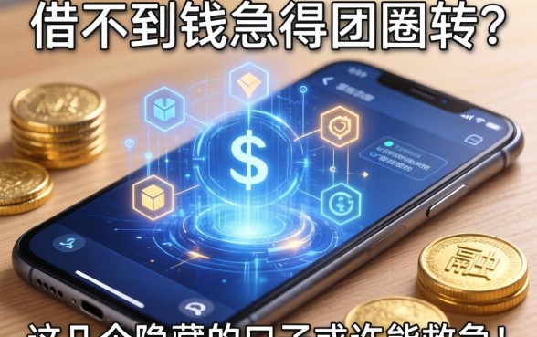 手机上借不到钱急得团团转？这几个隐藏的口子或许能救急！