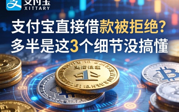 支付宝直接借款被拒？多半是这3个细节没搞懂