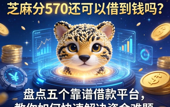 芝麻分570还可以借到钱吗？盘点五个靠谱借款平台，教你如何快速解决资金难题
