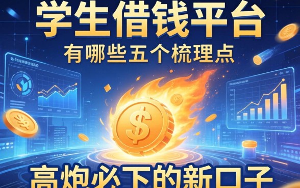 学生借钱平台有哪些，梳理五个高炮必下的新口子