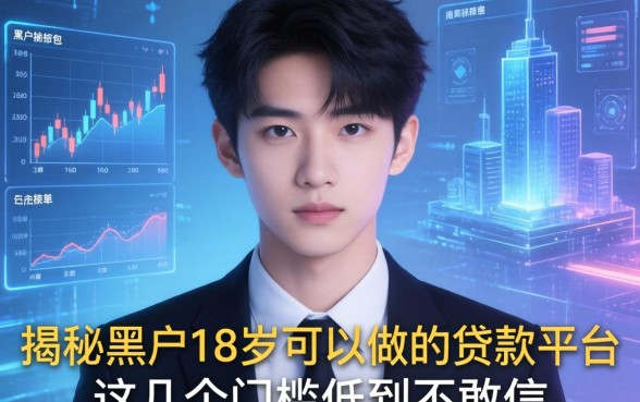揭秘黑户18岁可以做的贷款平台，这几个门槛低到不敢信