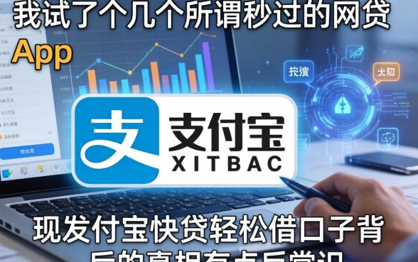 我试了十几个所谓秒过的网贷app，发现支付宝快贷轻松借口子背后的真相有点反常识