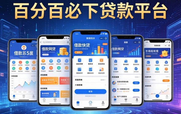 百分百必下贷款平台，详尽说明5个借款快的网贷软件