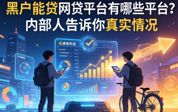 黑户能贷的网贷平台有哪些平台？内部人告诉你真实情况