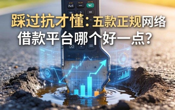踩过坑才懂：五款正规网络借款平台哪个好一点？