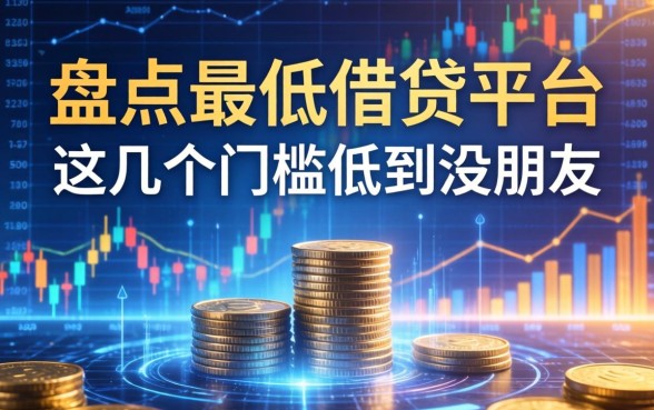 盘点最低的借贷平台：这几个门槛低到没朋友