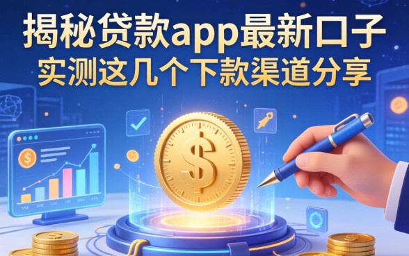 揭秘贷款app最新口子：实测这几个下款渠道分享