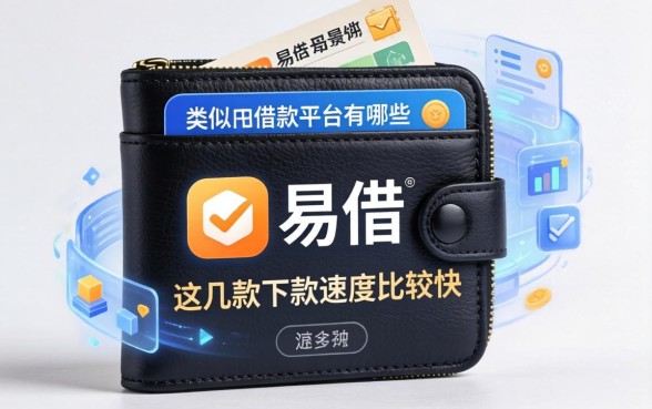 类似易借钱包的借款平台有哪些？这几款下款速度比较快