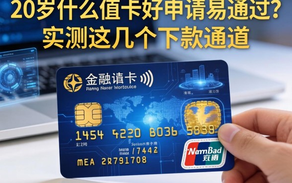 20岁什么信用卡好申请易通过？实测这几个下款通道
