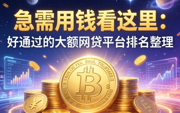 急需用钱看这里：好通过的大额网贷平台排名整理