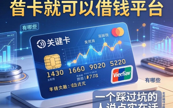 有信用卡就可以借钱的平台有哪些？一个踩过坑的人说点实在话