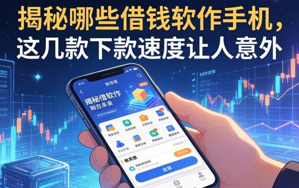 揭秘哪些借钱的软件要手机，这几款下款速度让人意外