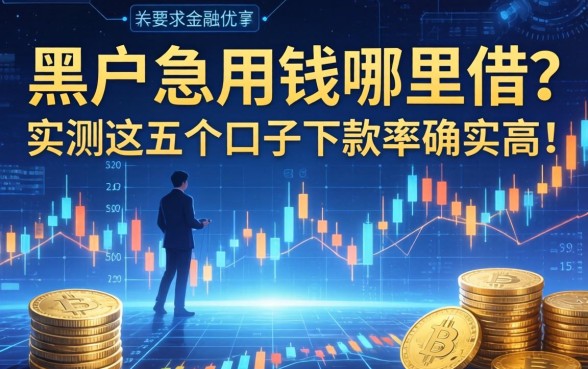 黑户急用钱哪里借？实测这五个口子下款率确实高！