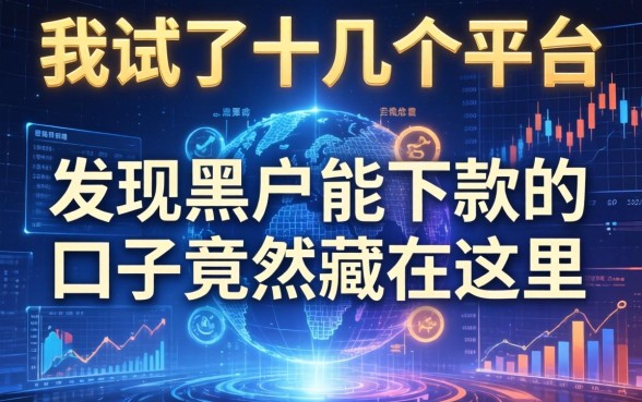 我试了十几个平台，发现黑户能下款的口子竟然藏在这里